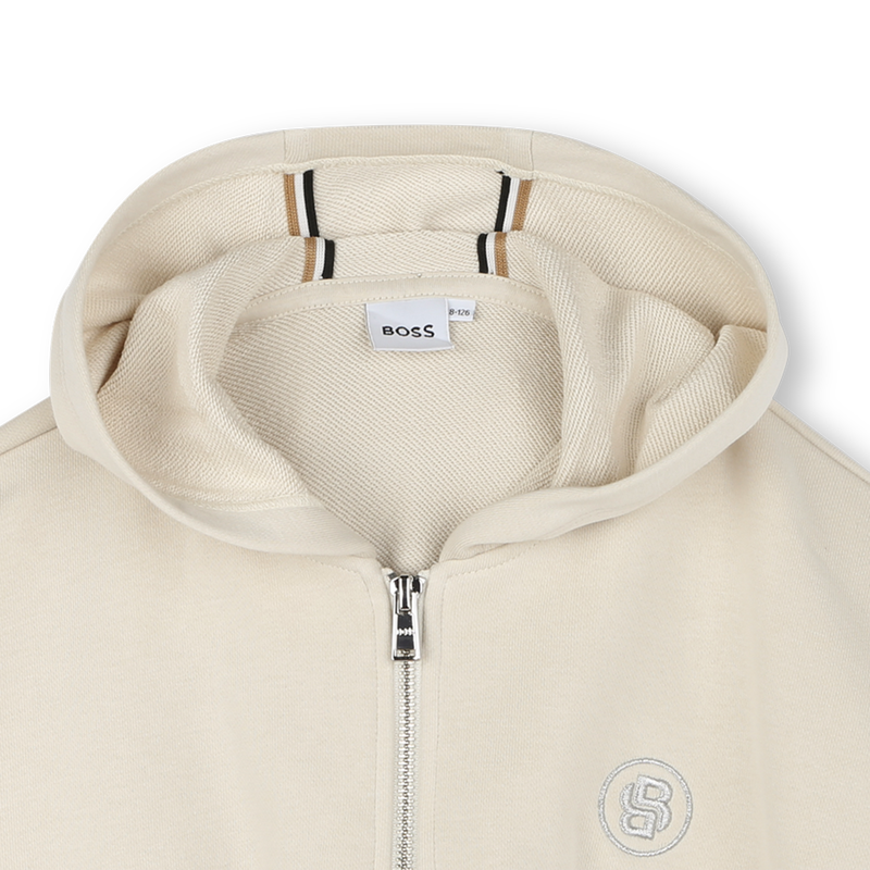 Cardig&atilde; com capuz BOSS 
                        GIRL