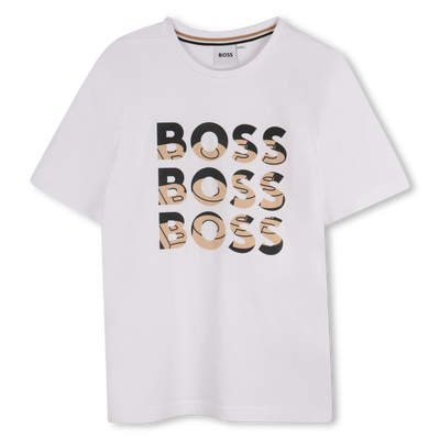 T-shirt manga curta em algodão BOSS BOY