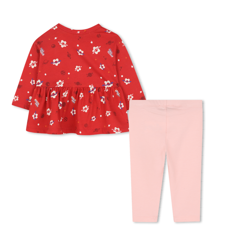 Conjunto de camiseta e legging KENZO KIDS 
                    GIRL