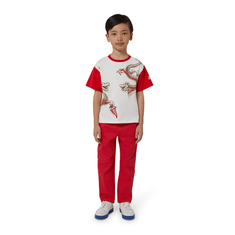 T-shirt estampada dragão KENZO KIDS 
                    UNISEX