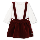 Conjunto vestido e camiseta CHLOE 
                    MENINA
