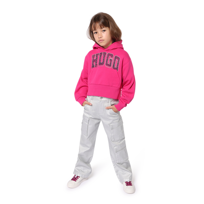 Sweatshirt em moletão HUGO GIRL