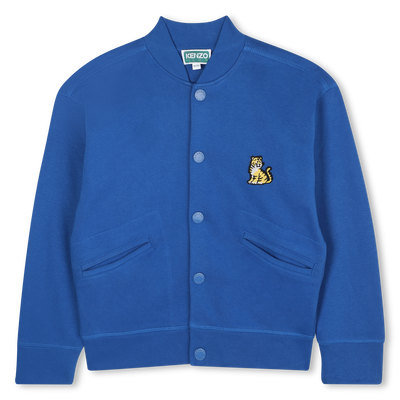 Cardigan com fecho de bot&atilde;o KENZO KIDS BOY