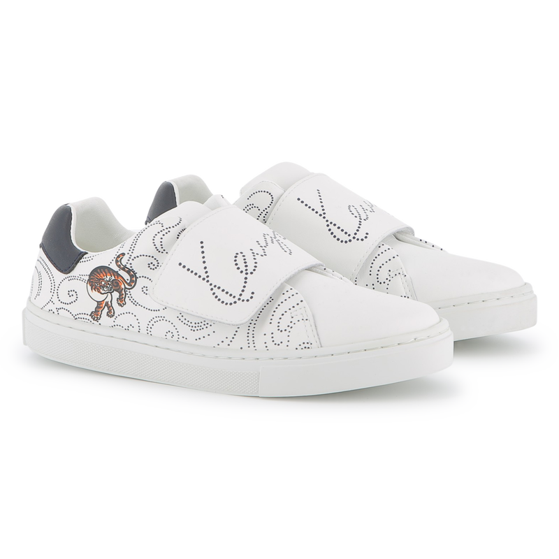 Tênis de couro KENZO KIDS 
                    UNISEX