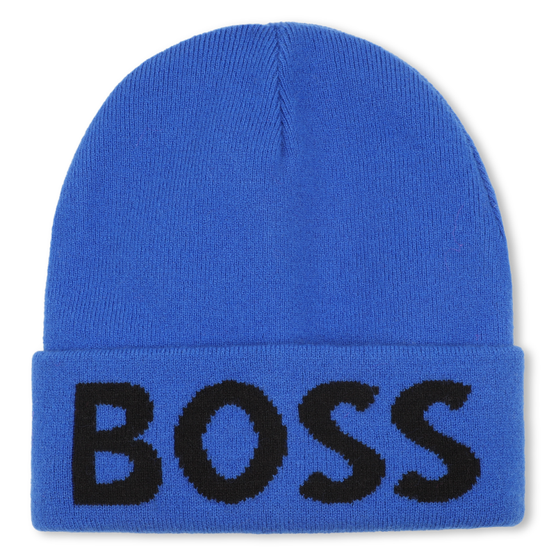 Gorro de malha com lapelas BOSS 
                    BOY