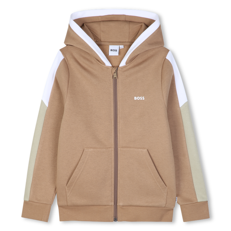 Cardigan  com capuz BOSS 
                        MENINO