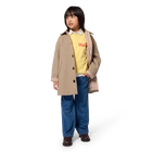 Casaco longo xadrez KIDS AROUND 
                    GIRL