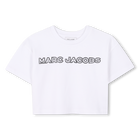 T-shirt curta com strass MARC JACOBS 
                    GIRL