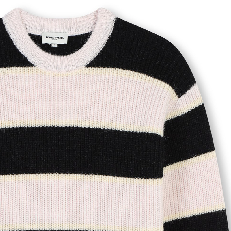 Vestido às riscas bicolores SONIA RYKIEL 
                    GIRL