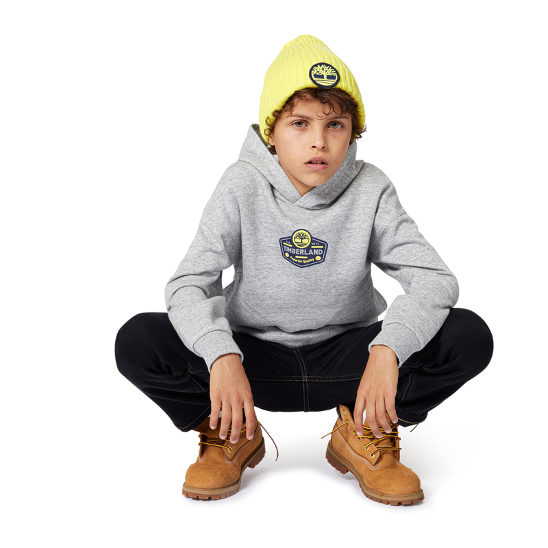 Chapéu de crachá de malha com logotipo TIMBERLAND 
                    BOY