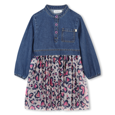 Vestido bimaterial BILLIEBLUSH GIRL