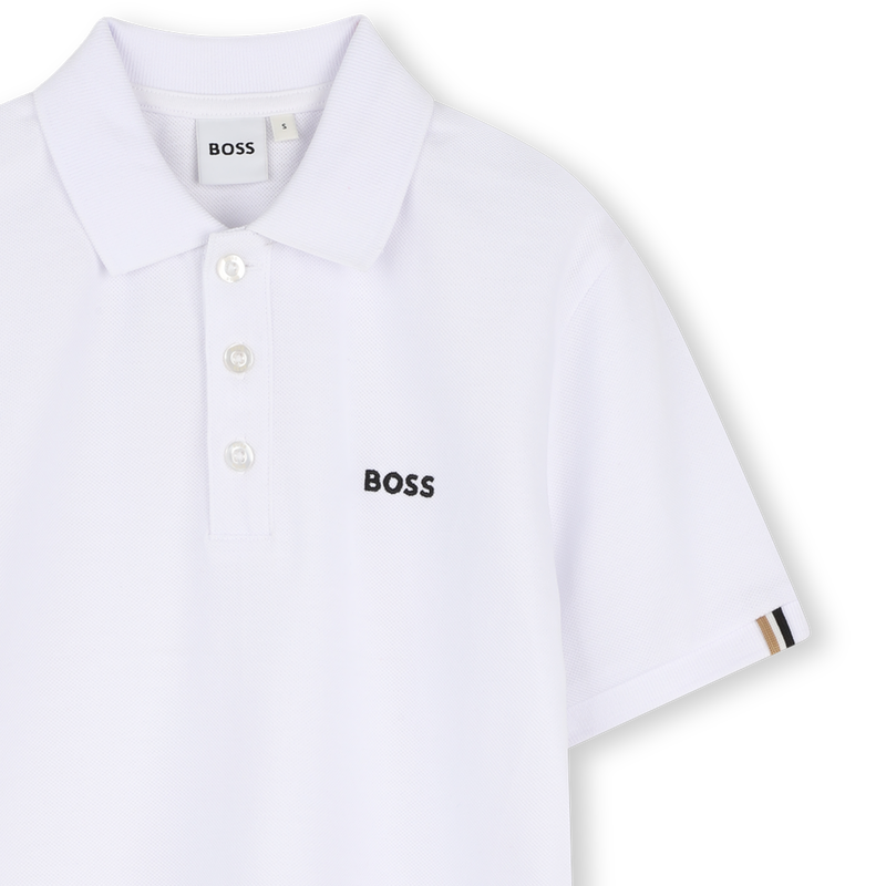 Polo de manga curta BOSS 
                        MENINO