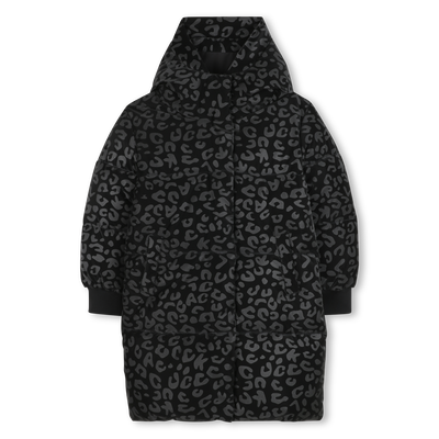 Casaco comprido com capuz KARL LAGERFELD KIDS GIRL