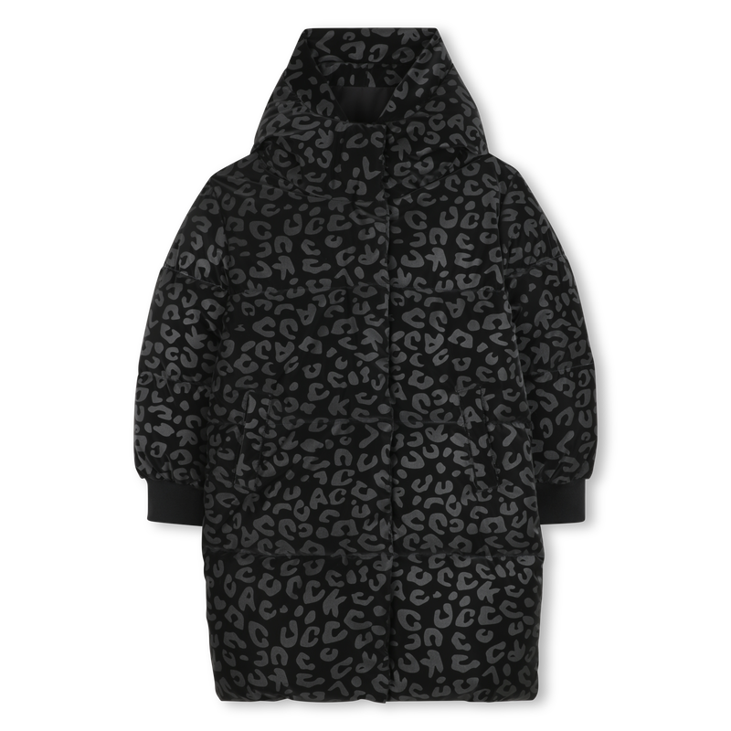 Casaco comprido com capuz KARL LAGERFELD KIDS 
                        GIRL