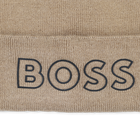 Chap&eacute;u de malha com logotipo BOSS 
                    BOY