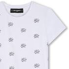 Camiseta de mangas curtas KARL LAGERFELD KIDS 
                    GIRL
