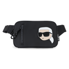 Pochete em tecido revestido com efeito de borracha KARL LAGERFELD KIDS 
                    BOY