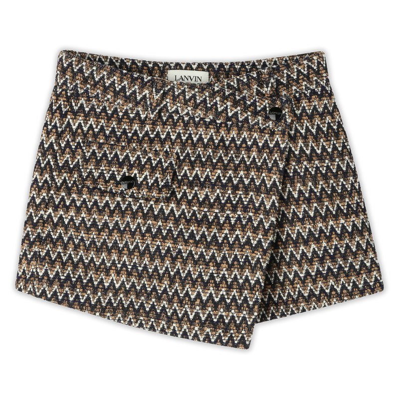 Saia de shorts envolvente LANVIN 
                    GIRL