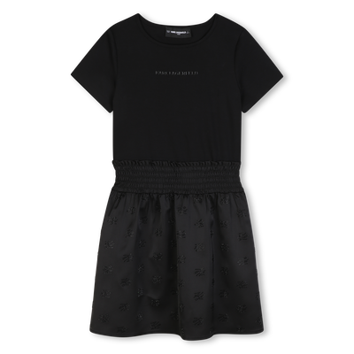 Vestido de mangas curtas KARL LAGERFELD KIDS GIRL