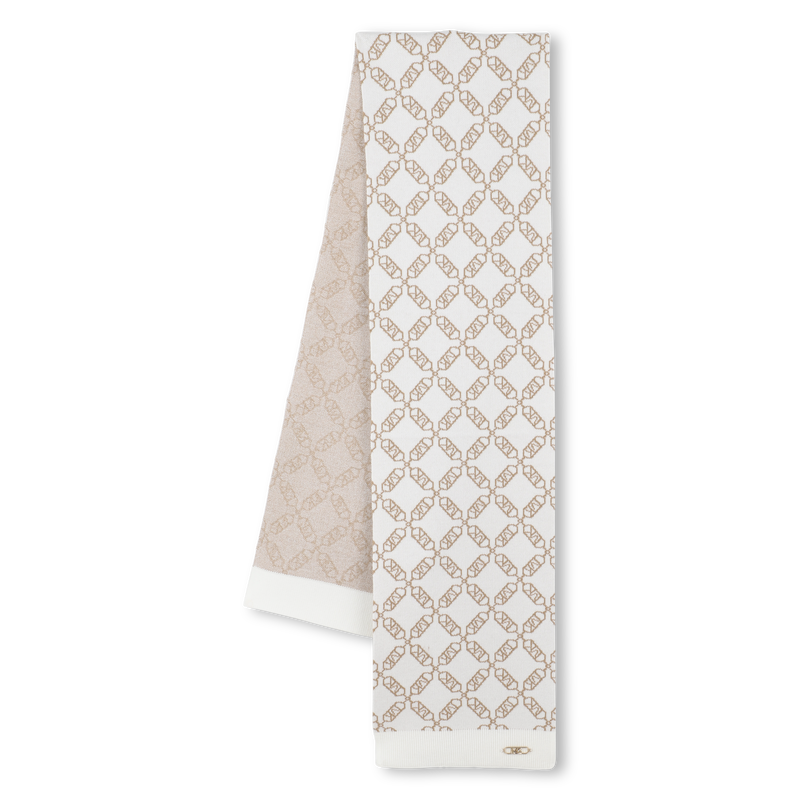 Cachecol de malha com jacquard MICHAEL KORS 
                    GIRL