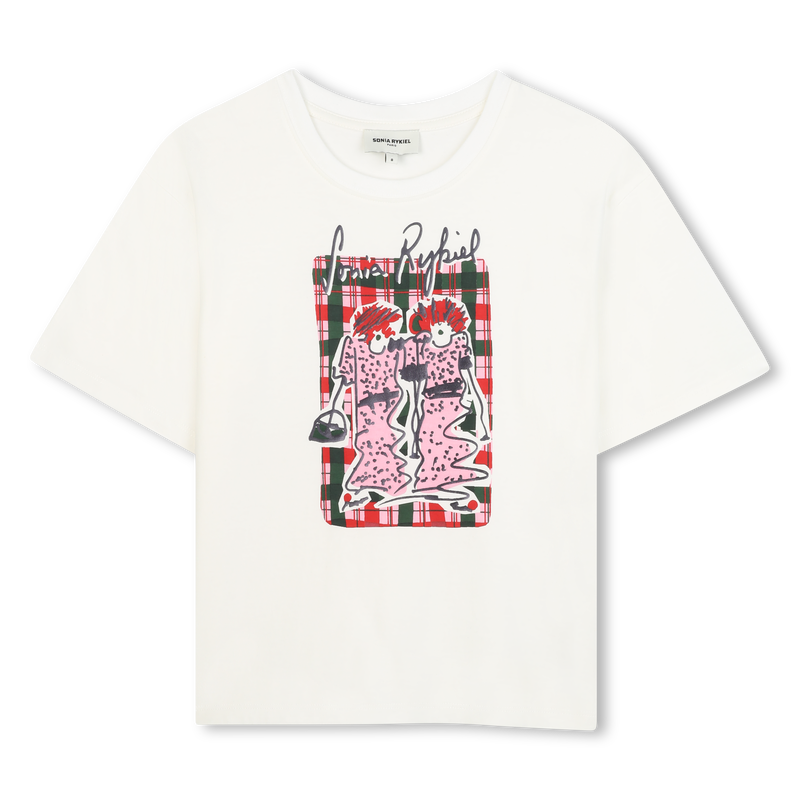 Camiseta de manga curta SONIA RYKIEL 
                        GIRL