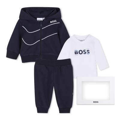 Conjunto de cal&ccedil;a, cardig&atilde; e camiseta BOSS BOY