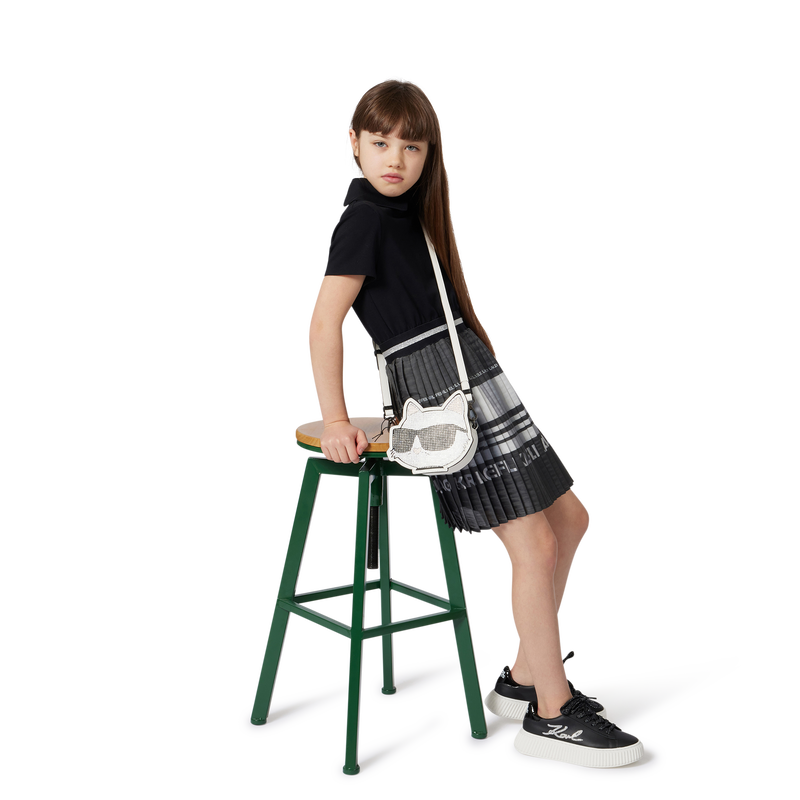 Tênis de cano baixo com cadarço KARL LAGERFELD KIDS 
                    GIRL