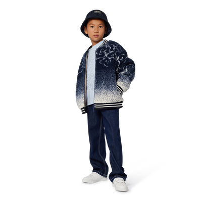 Chapéu de balde de poliéster com acolchoado KENZO KIDS UNISEX