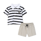 Conjunto polo e cal&ccedil;&otilde;es KARL LAGERFELD KIDS 
                    MENINO