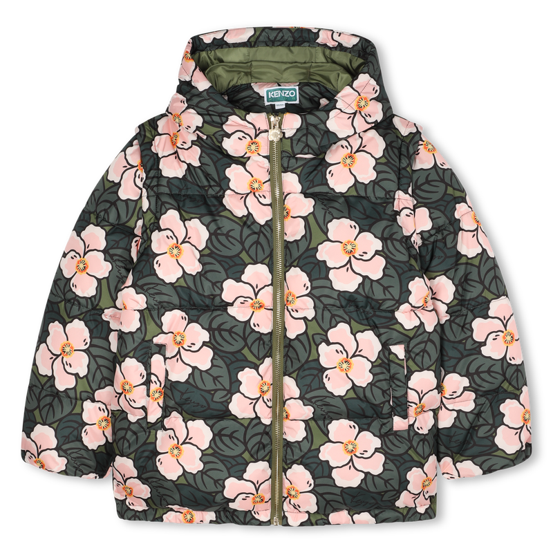 Jaqueta com mangas removíveis KENZO KIDS 
                    GIRL