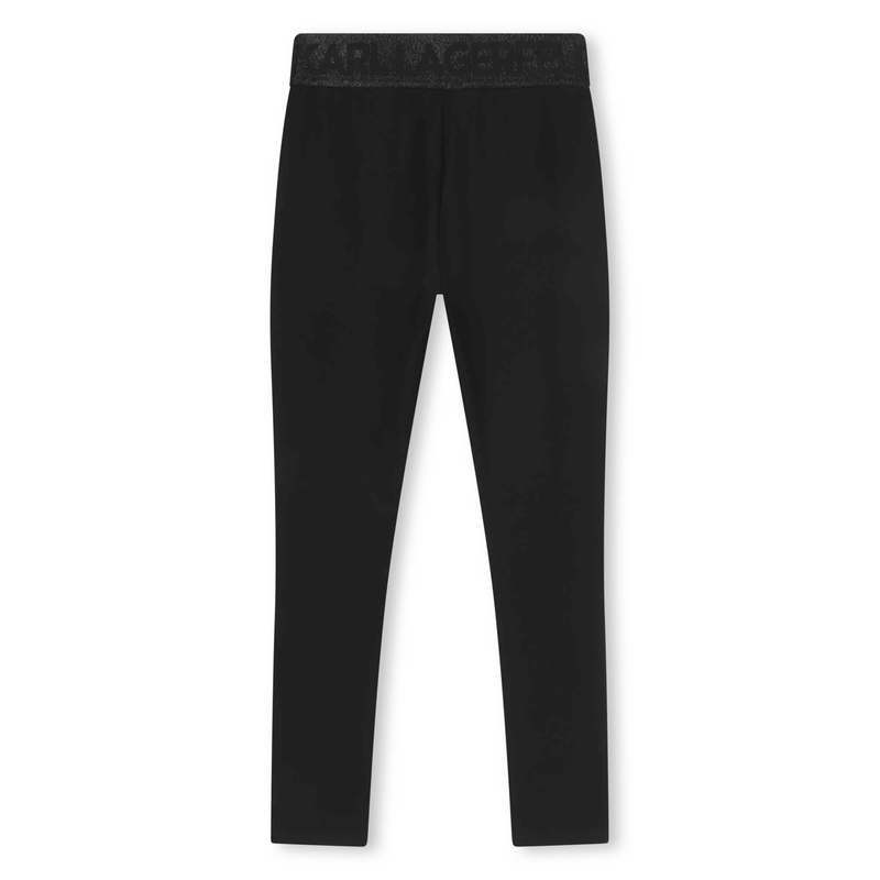 Leggings com estampado KARL LAGERFELD KIDS 
                    GIRL