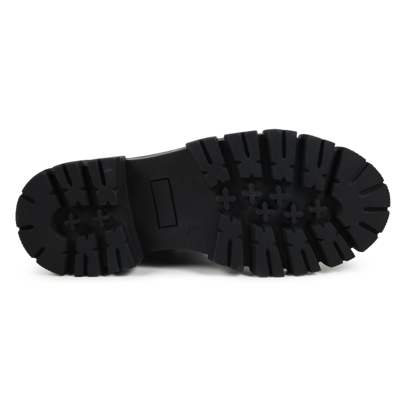 Botas de couro com fecho DKNY 
                        GIRL