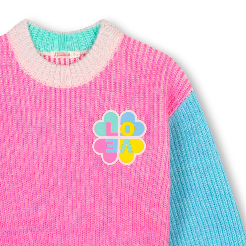 Vestido bi-mat&eacute;ria BILLIEBLUSH 
                        GIRL