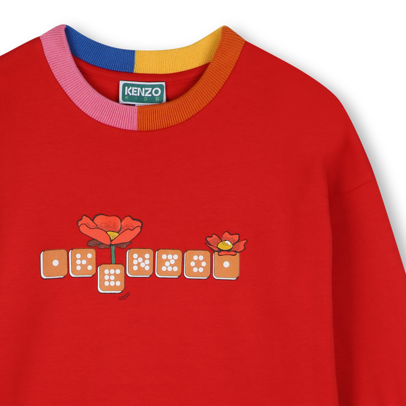 Vestido de mangas longas KENZO KIDS 
                        GIRL