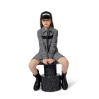 Bota Chelsea de couro bovino KARL LAGERFELD KIDS 
                    GIRL