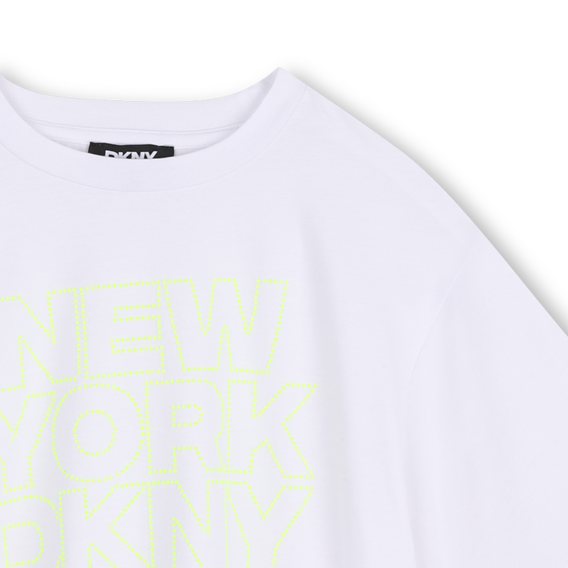 Camiseta de mangas curtas DKNY 
                        GIRL