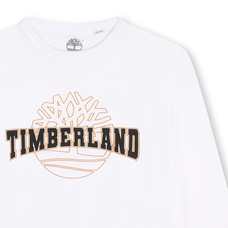 Long-Sleeved Logo T-Shirt TIMBERLAND 
                    BOY