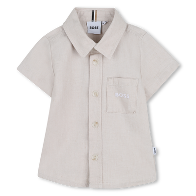 CAMISA DE MANGA CURTA BOSS BOY