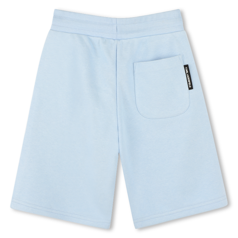 Bermuda de algod&atilde;o KARL LAGERFELD KIDS 
                        BOY