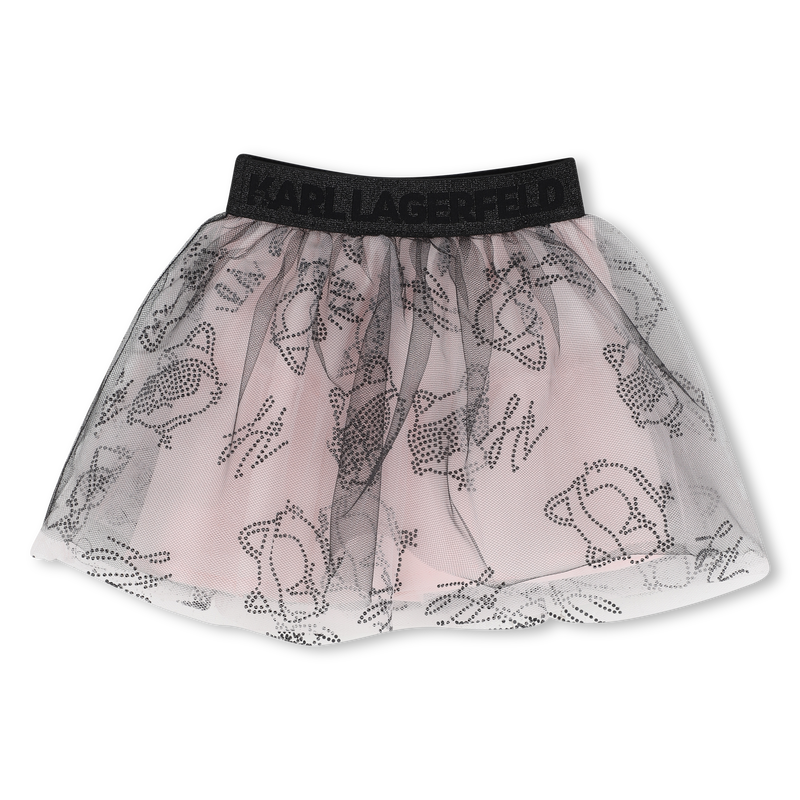 Conjunto de moletom e saia KARL LAGERFELD KIDS 
                        MENINA
