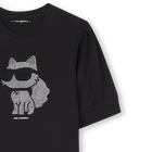 Vestido de manga curta KARL LAGERFELD KIDS 
                    GIRL