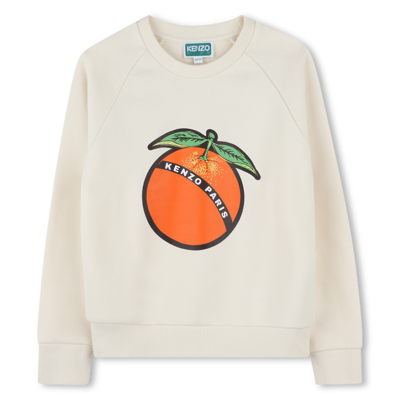 Sweatshirt em molet&atilde;o KENZO KIDS 
                        UNISEX