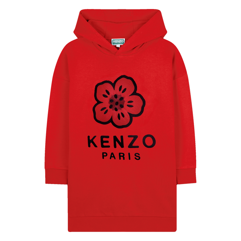 Vestido em lã não escovada KENZO KIDS 
                    GIRL