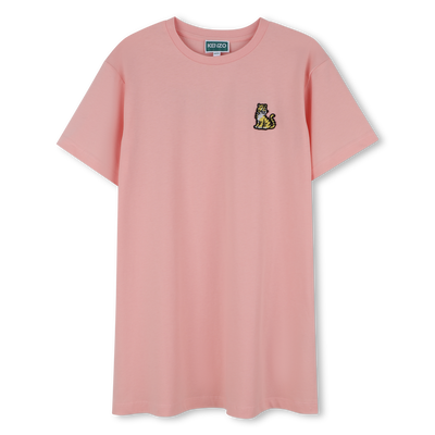 Vestido de manga curta KENZO KIDS GIRL