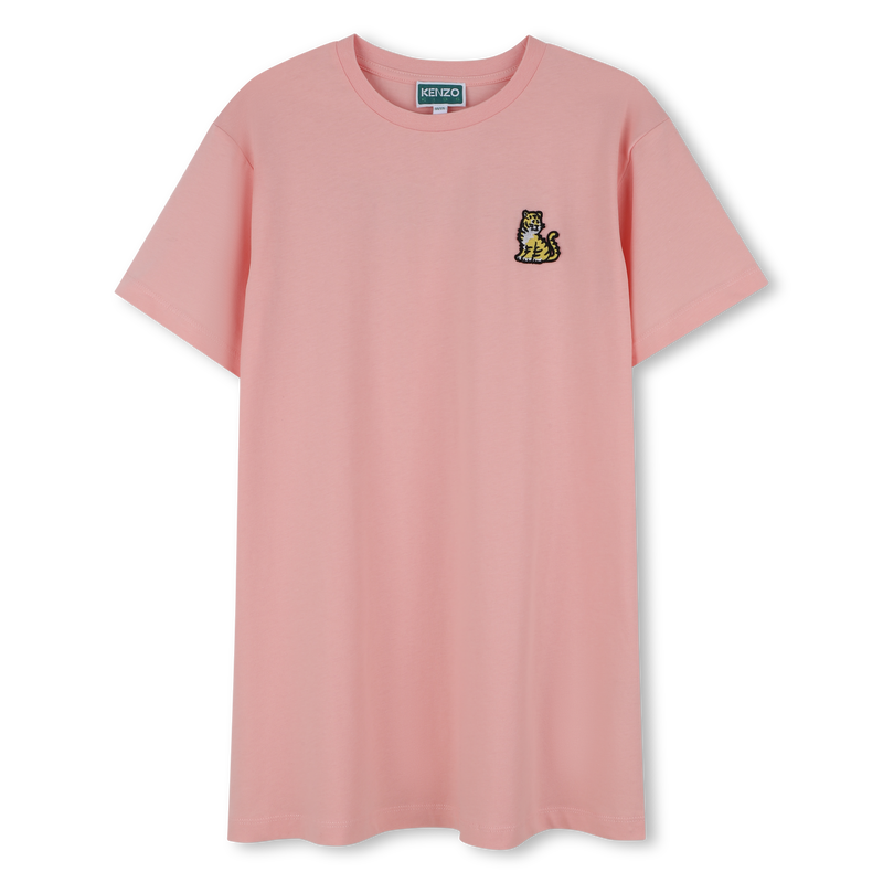 Vestido de manga curta KENZO KIDS 
                    GIRL