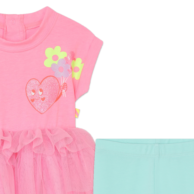 Conjunto de vestido e leggings BILLIEBLUSH 
                    GIRL