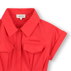 Vestido de camisa LANVIN 
                    GIRL