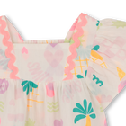 Blusa de manga curta babada BILLIEBLUSH 
                    GIRL