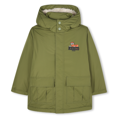 Parka com capuz KENZO KIDS BOY
