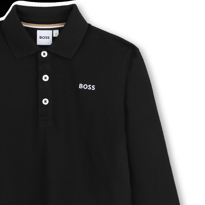 Polo de mangas longas BOSS 
                        MENINO